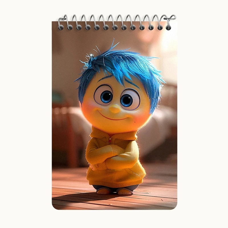 دفتر یادداشت 50 برگ خندالو طرح شخصیت شادی اینساید اوت کد F3345