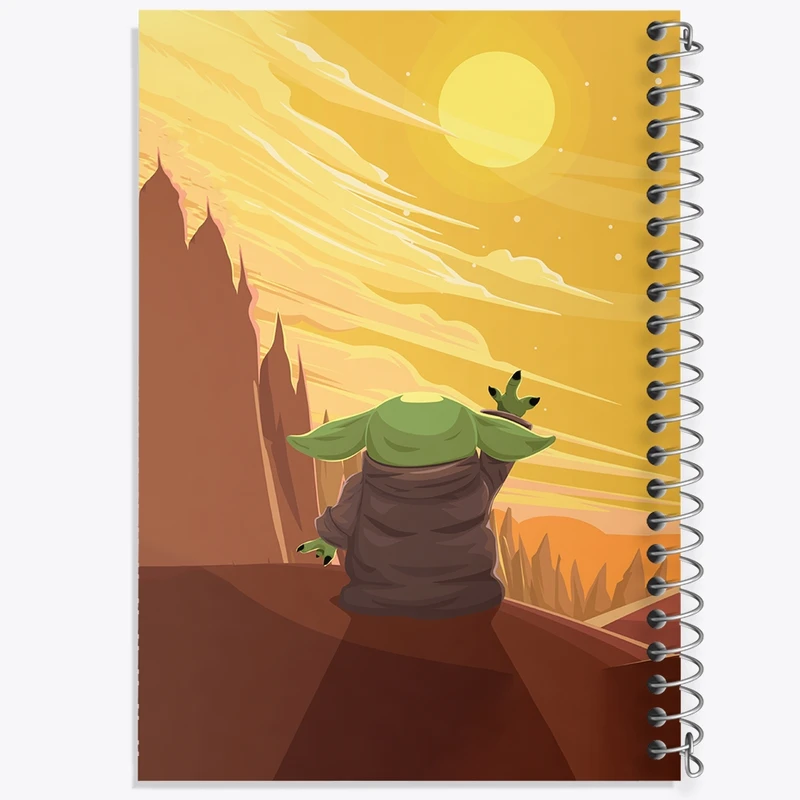 دفتر لیست خرید 50 برگ خندالو طرح بیبی یودا کد F3582