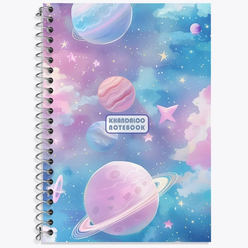 دفتر لغت 50 برگ خندالو طرح کهکشان (galaxy) کد N8923