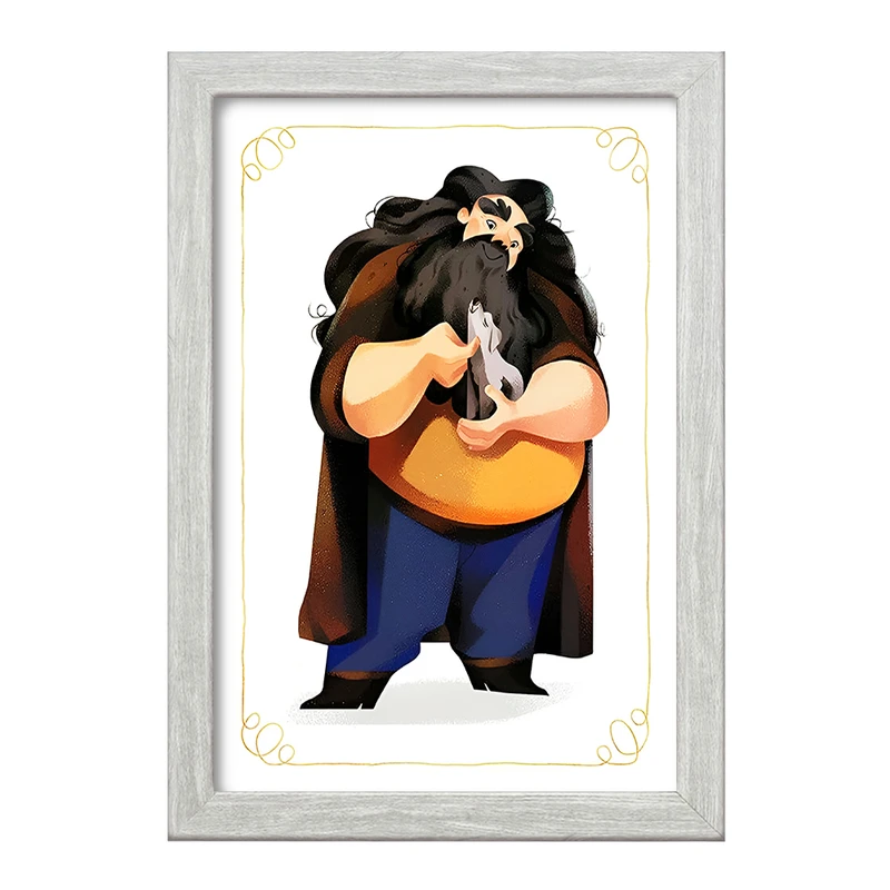 تابلو خندالو طرح هاگرید هری پاتر (Harry Potter) کد F8651