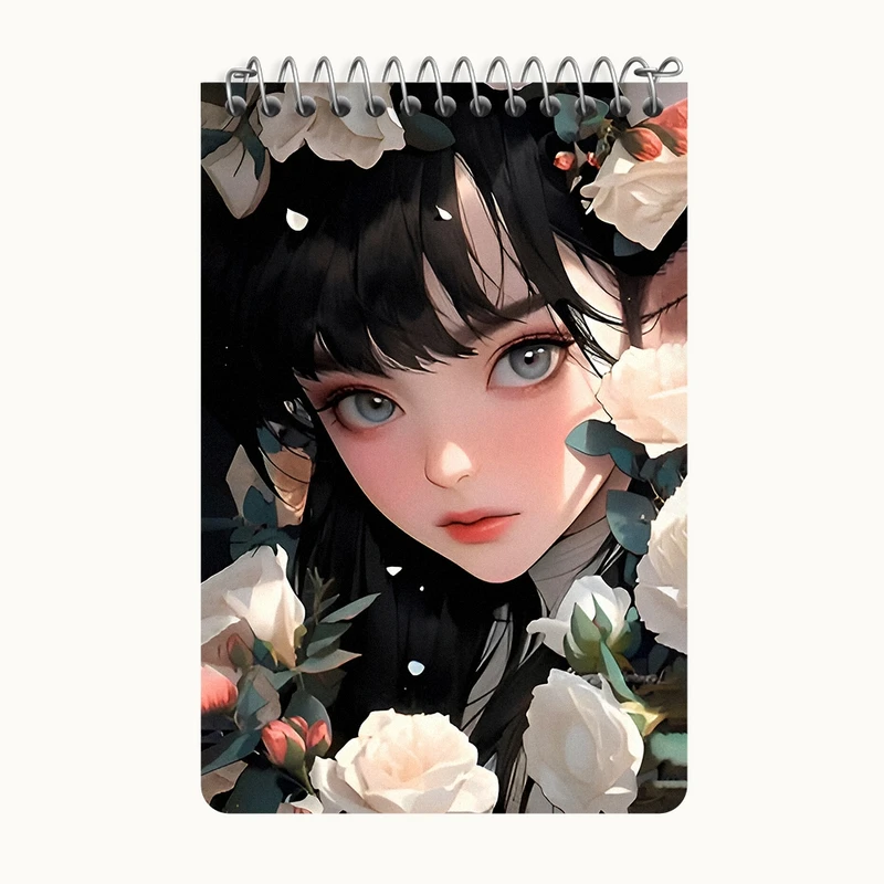 دفتر یادداشت 50 برگ خندالو طرح دخترانه کد F6639