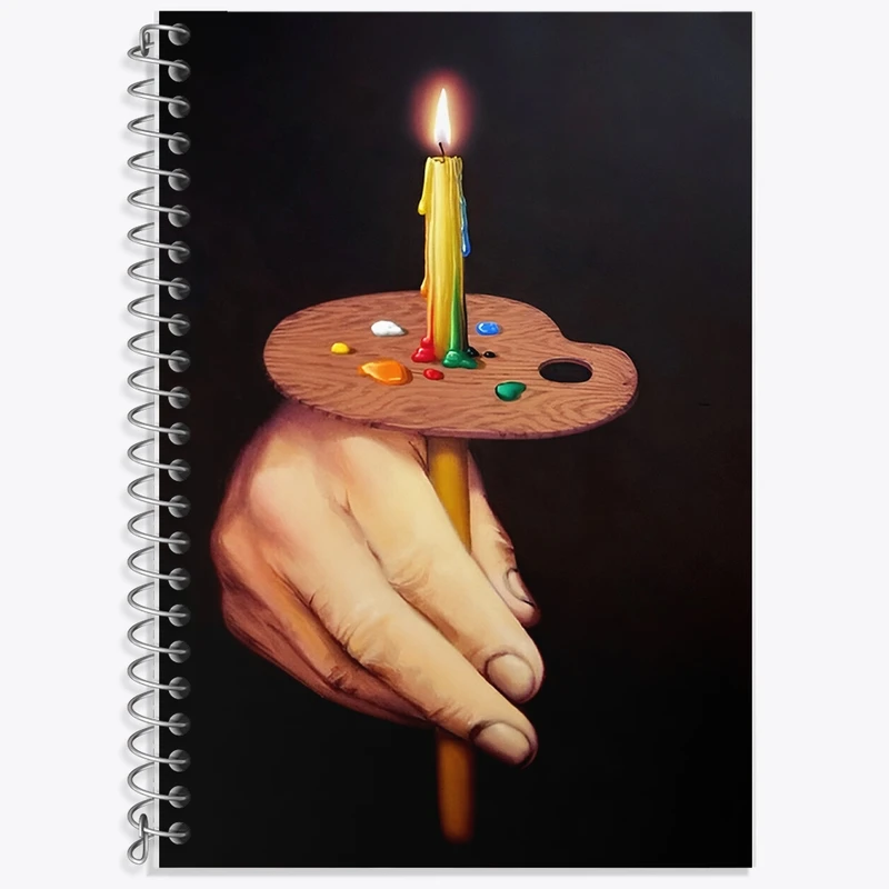 دفتر لغت 50 برگ خندالو طرح هنرمند کد F8813