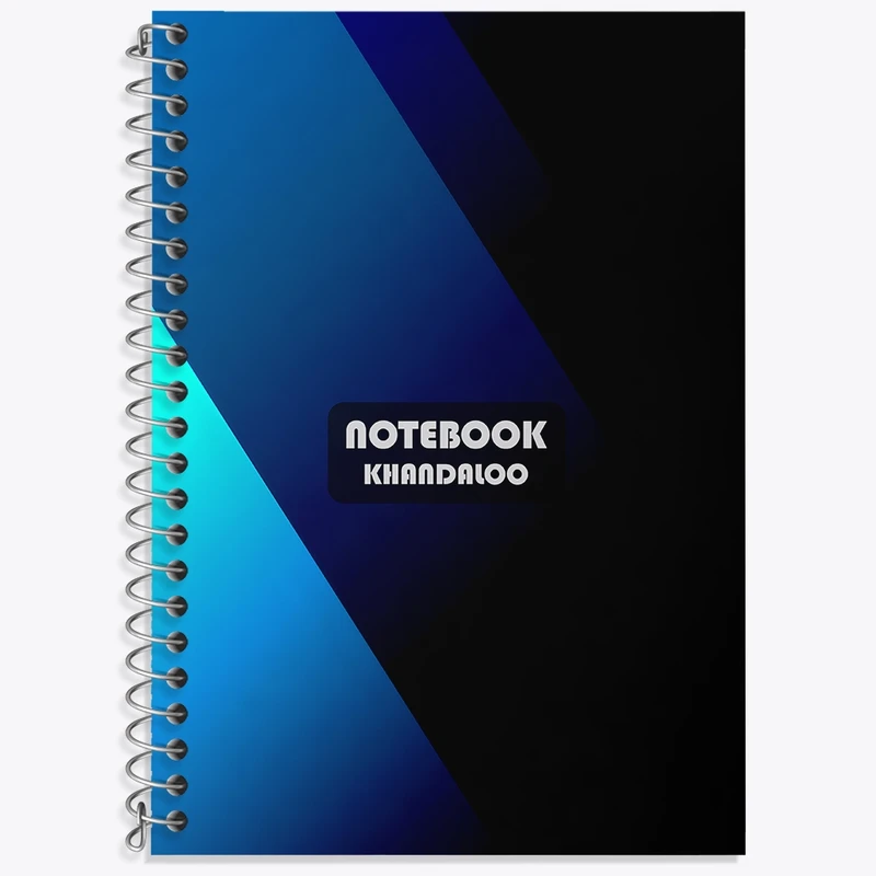 دفتر زبان 50 برگ خندالو مدل سه خط طرح مدرن کد N7591