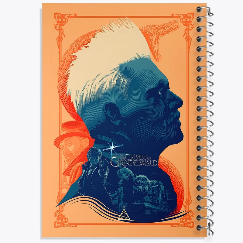 دفتر طراحی 50 برگ خندالو طرح جنایات گریندل والد کد N5705