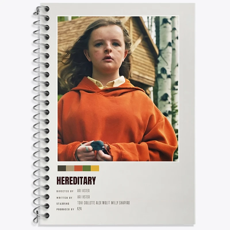 دفتر زبان 50 برگ خندالو مدل سه خط طرح موروثی (Hereditary) کد F12994