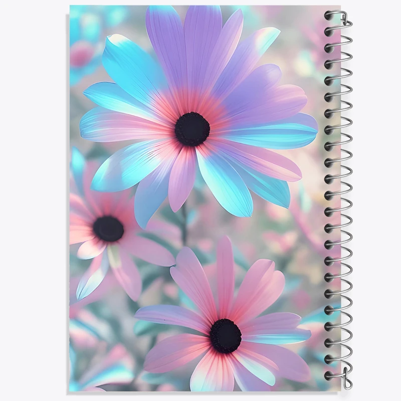 دفتر مشق 100 برگ خندالو طرح گل کد F10924