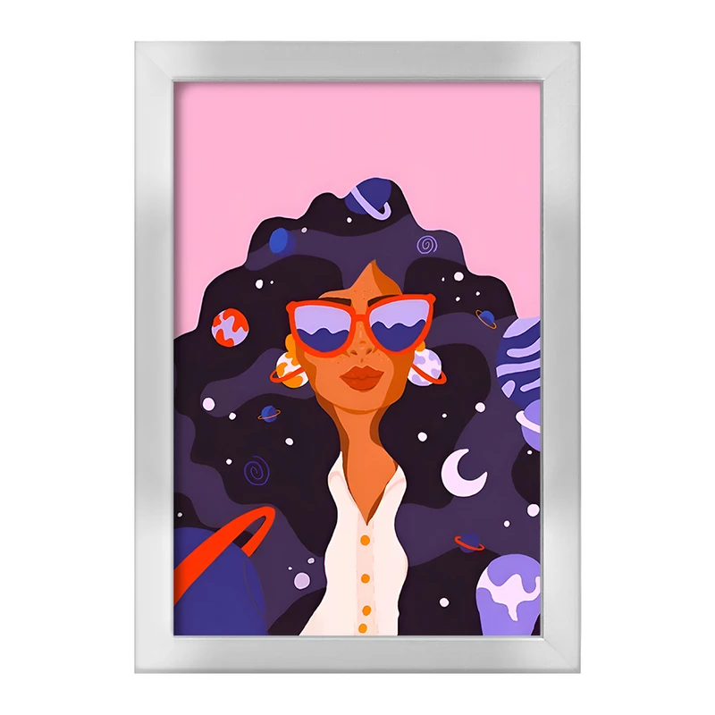 تابلو خندالو طرح دخترانه ی کهکشانی کد F4270