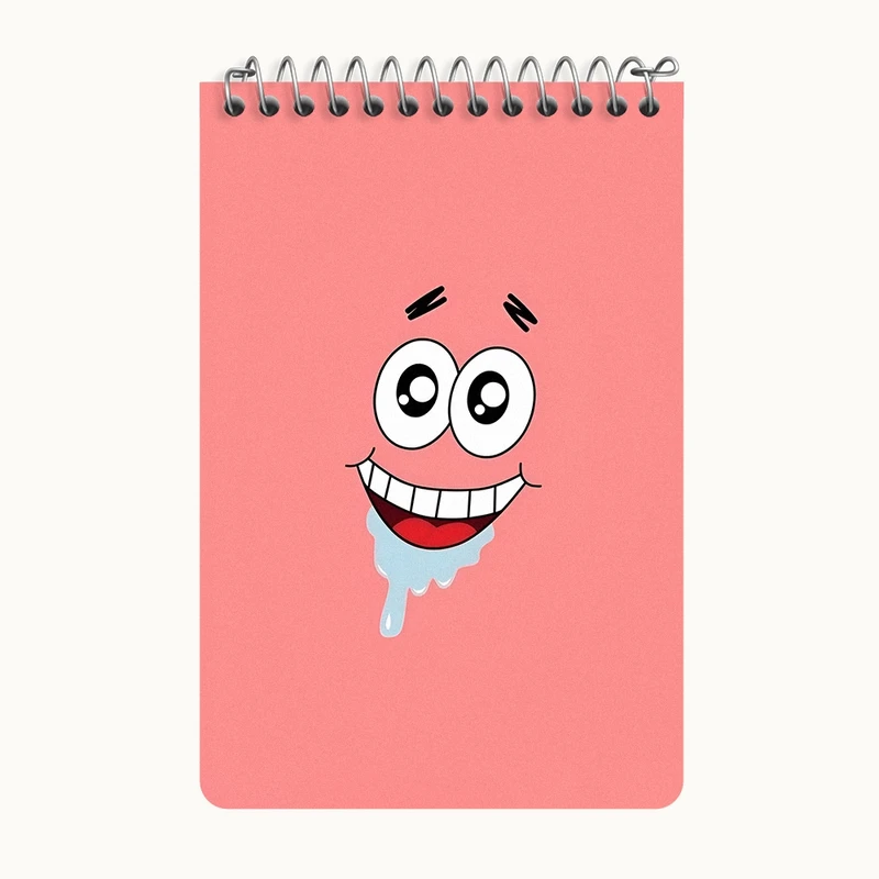 دفتر یادداشت 50 برگ خندالو طرح پاتریک باب اسفنجی کد F3301