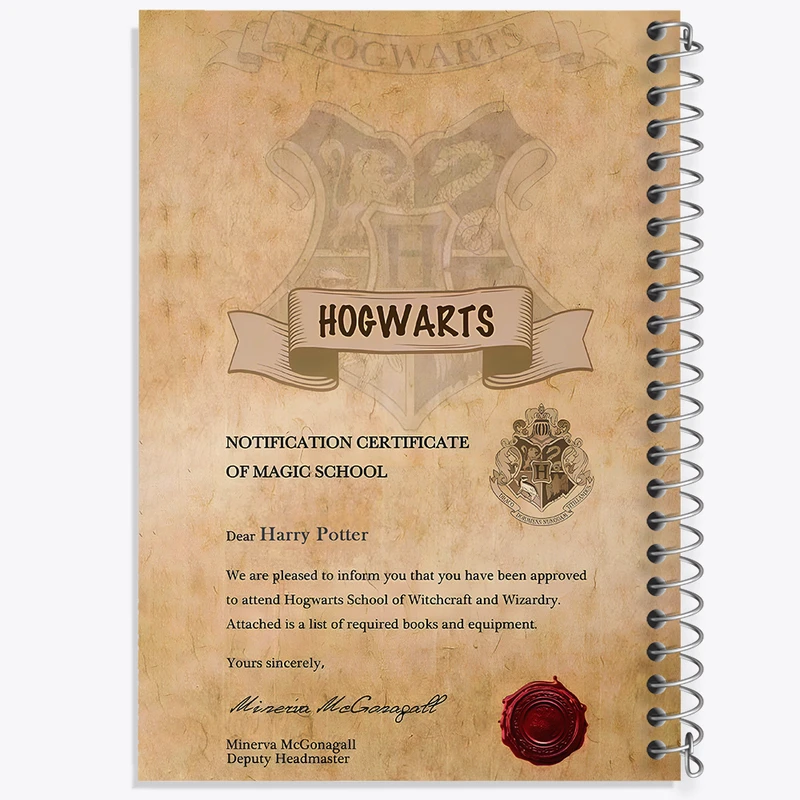 دفتر نقاشی 50 برگ خندالو طرح هری پاتر (Harry Potter) کد F9740
