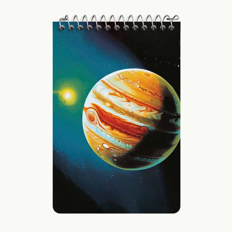 دفتر یادداشت 50 برگ خندالو طرح کهکشان کد F3211