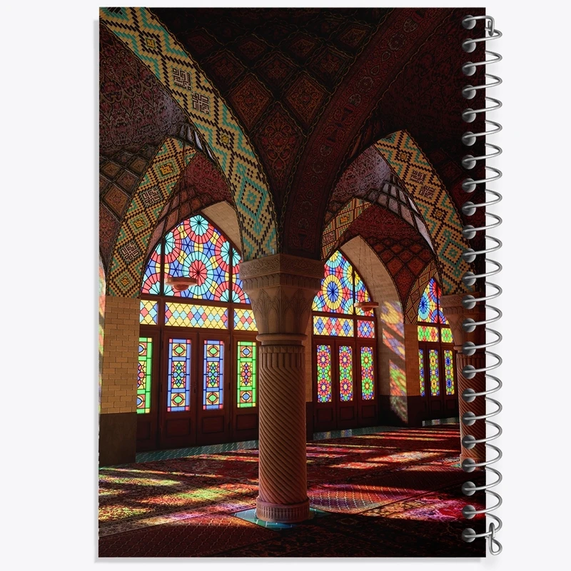 دفتر طراحی 50 برگ خندالو طرح مسجد نصیرالملک شیراز کد F1132