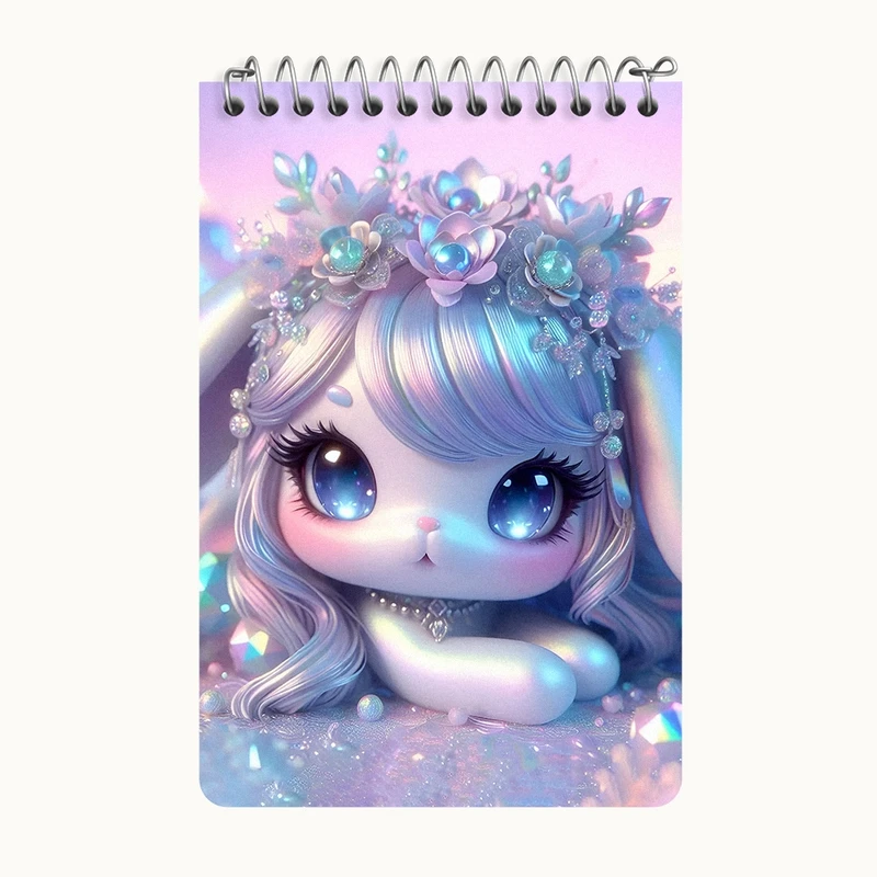 دفتر یادداشت 50 برگ خندالو طرح خرگوش بامزه کد F5498