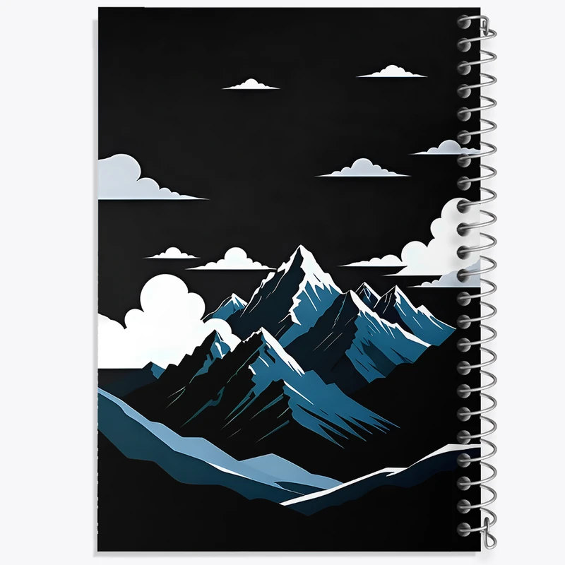 دفتر نقاشی 50 برگ خندالو طرح کوه کد F12878