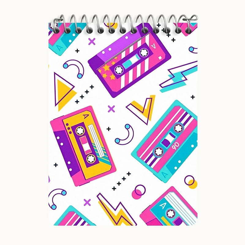 دفتر یادداشت 50 برگ خندالو طرح نوار کاست کد N7223