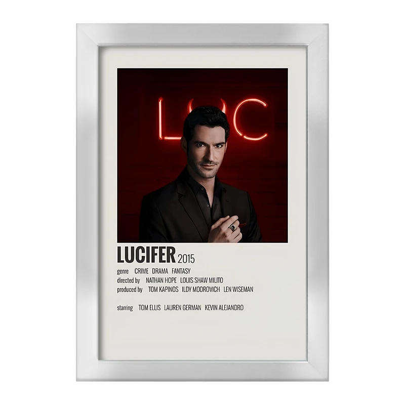 تابلو خندالو طرح لوسیفر (Lucifer) کد F13283