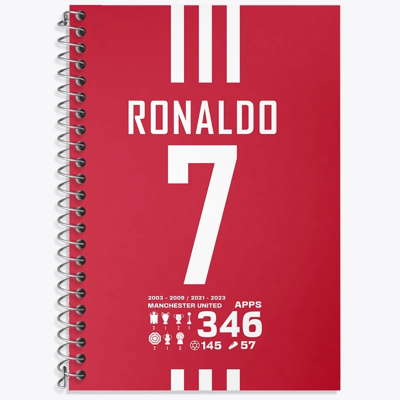 دفتر لغت 50 برگ خندالو طرح کریستیانو رونالدو کد N8268