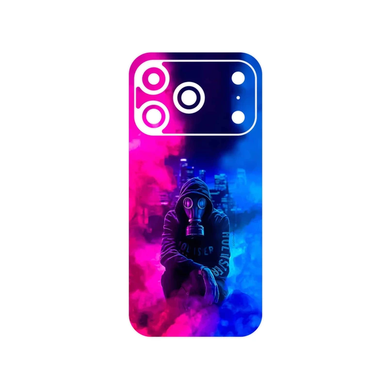 برچسب پوششی ماهوت مدل Smoke Rainbow Digital Art 2 مناسب برای گوشی موبایل اپل iPhone 17 Pro