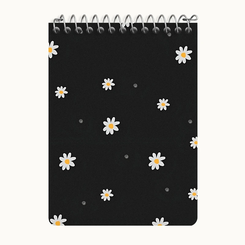 دفتر یادداشت 50 برگ خندالو طرح پترن گل گلی کد N6072