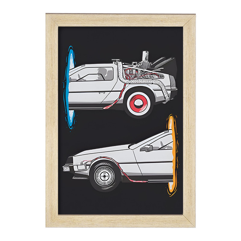 تابلو خندالو طرح ماشین فضایی کد F14177