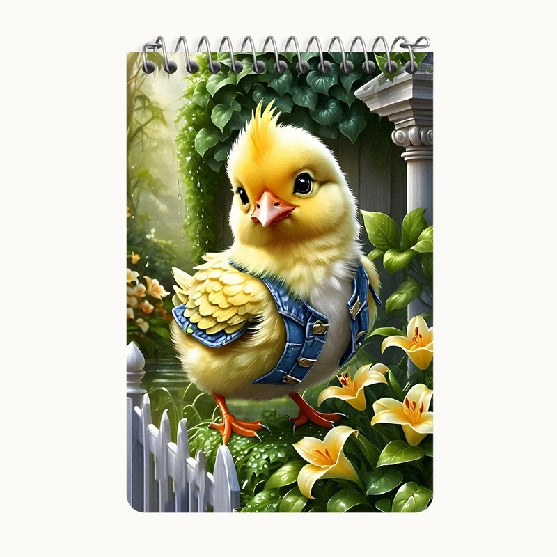 دفتر یادداشت 50 برگ خندالو طرح جوجه بامزه کد F6766