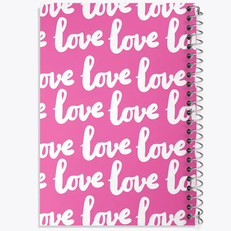 دفتر طراحی 50 برگ خندالو طرح Love کد N269