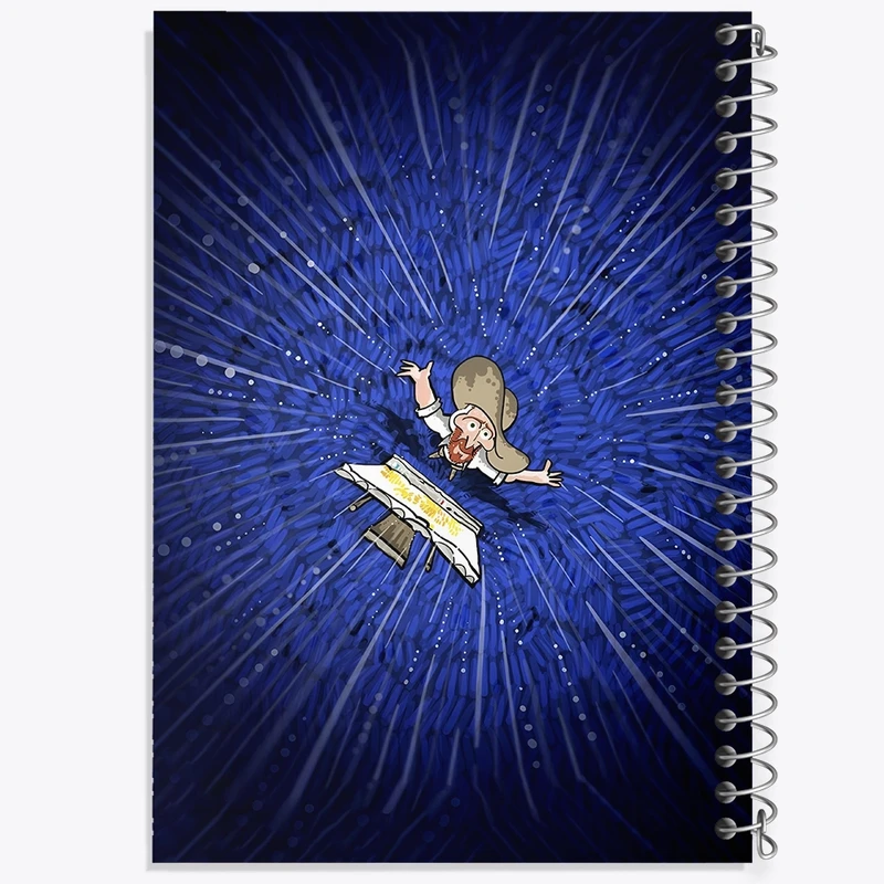 دفتر ژورنال نویسی 50 برگ خندالو مدل نقطه ای طرح ونسان ونگوگ کد F8795