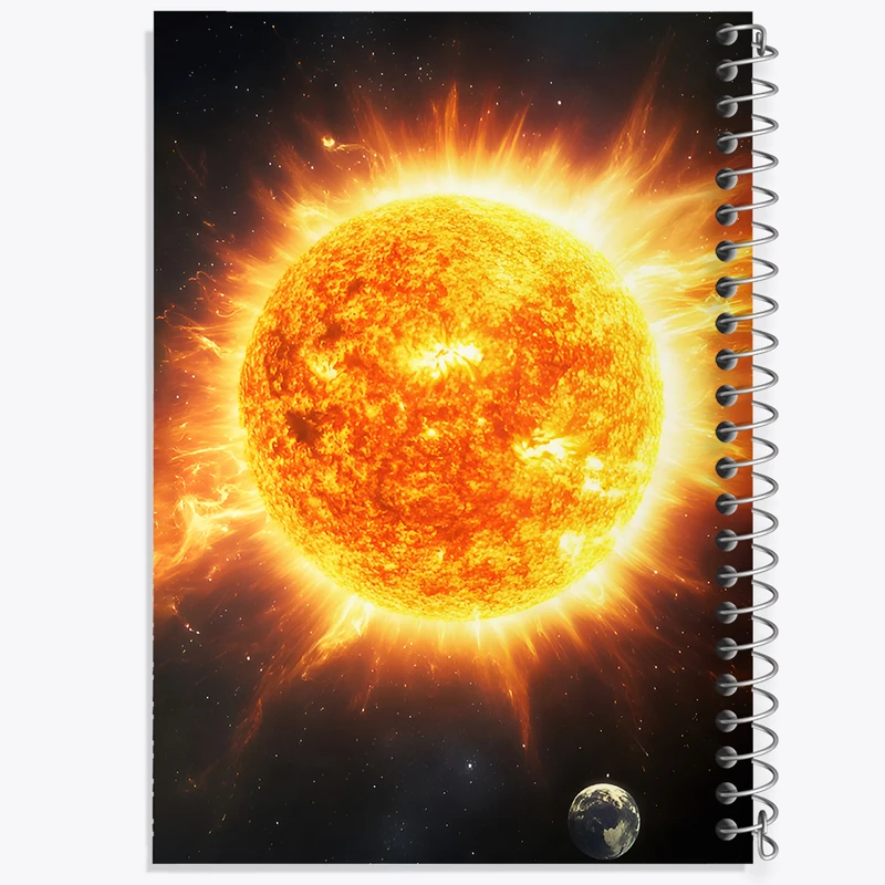 دفتر مشق 50 برگ خندالو طرح منظومه شمسی کد F12085