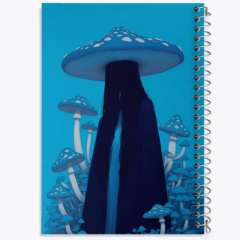 دفتر طراحی 50 برگ خندالو طرح قارچ های سمی کد N8894