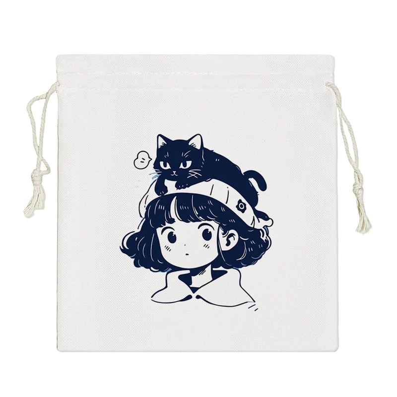 نظم دهنده خندالو مدل دختر بچه و گربه کد 8259-S