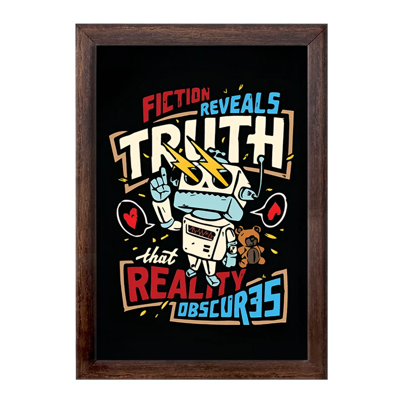 تابلو خندالو طرح ربات کد F11060