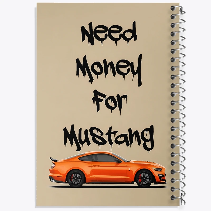 دفتر ژورنال نویسی 50 برگ خندالو مدل نقطه ای طرح ماشین کد F3889