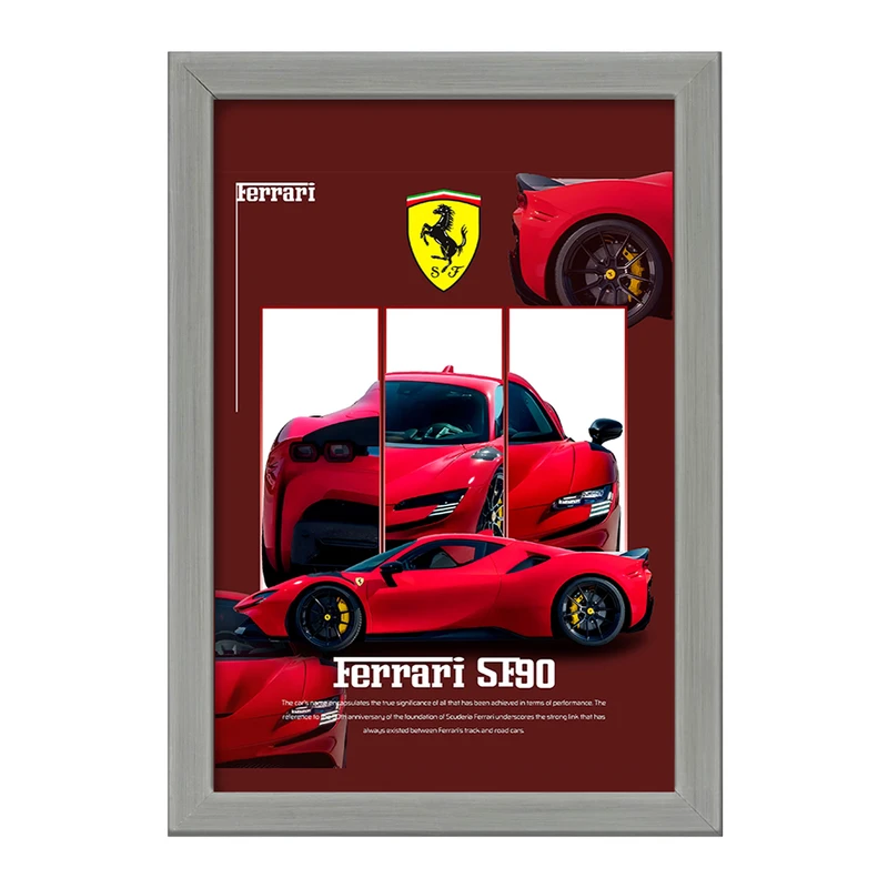 تابلو خندالو طرح فراری (Ferrari) کد F13634