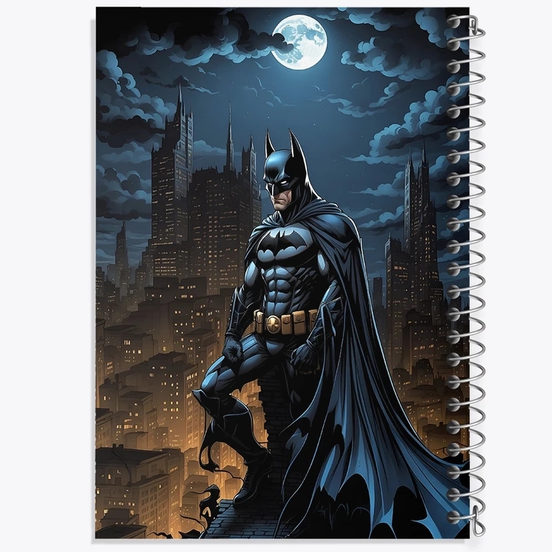 دفتر شطرنجی 50 برگ خندالو طرح بتمن (Batman) کد F3973