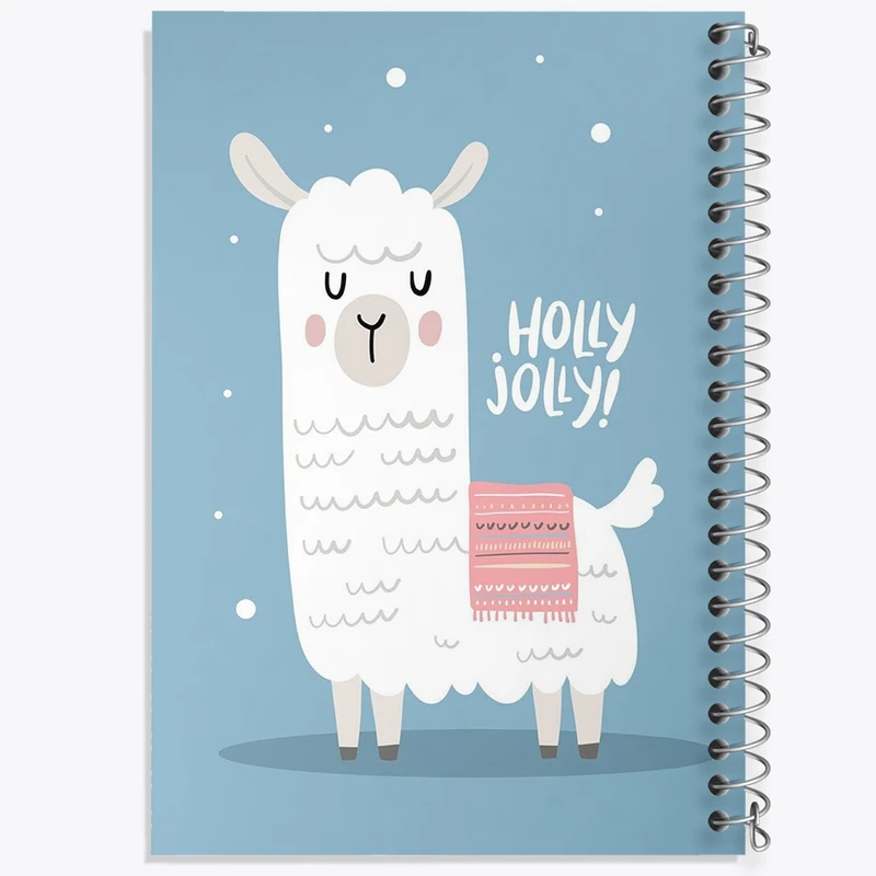 دفتر طراحی 50 برگ خندالو طرح لاما کد 29566