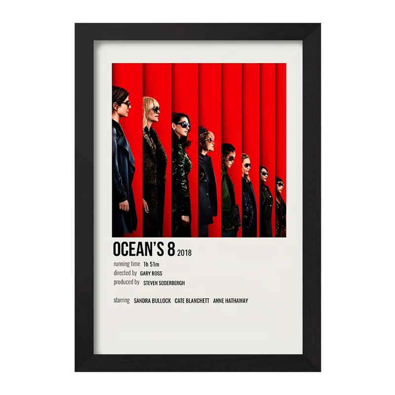 تابلو خندالو طرح هشت یار اوشن (Ocean's Eight) کد F13311