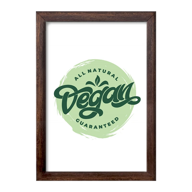 تابلو خندالو طرح وگن Vegan کد 31119