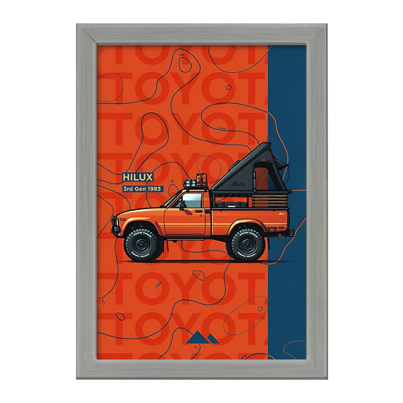 تابلو خندالو طرح هایلوکس (Hilux) کد F14167