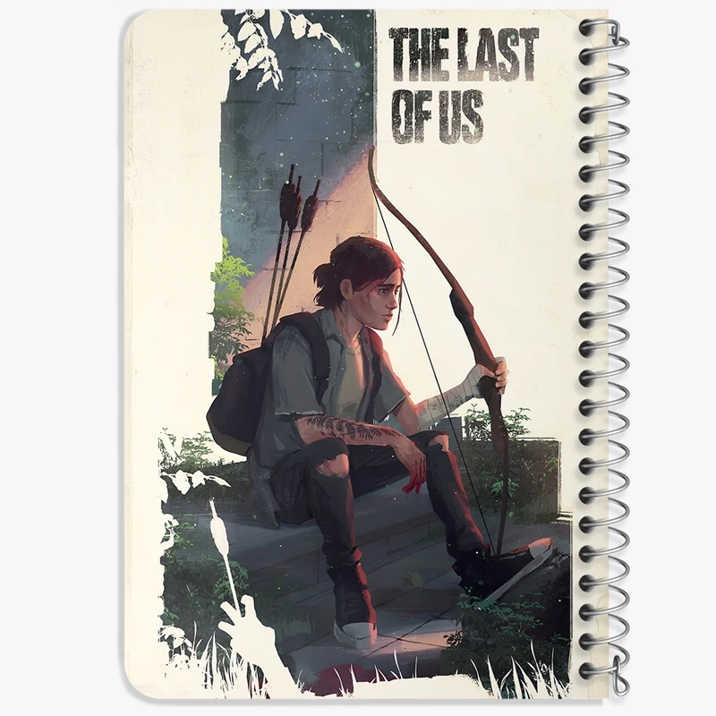 دفتر یادداشت 50 برگ خندالو طرح آخرین بازمانده از ما (The Last of Us) کد F4455