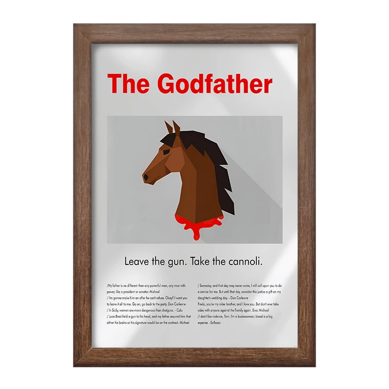 تابلو خندالو طرح پدرخوانده (The Godfather) کد F13842