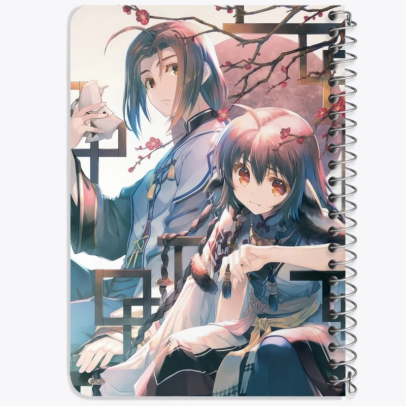 دفتر یادداشت 50 برگ خندالو طرح بازی Utawarerumono کد 35383