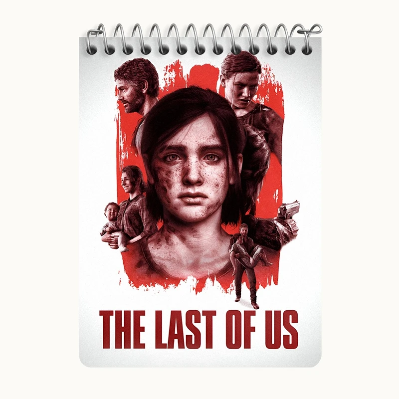 دفتر یادداشت 50 برگ خندالو طرح (The Last Of Us) آخرین بازمانده از ما کد N9295