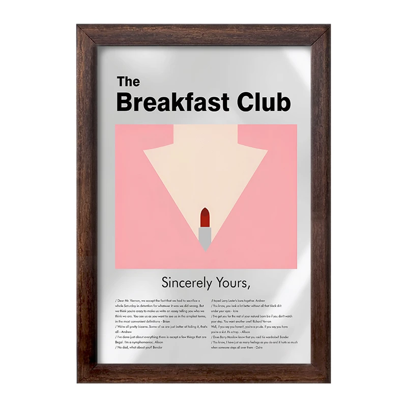 تابلو خندالو طرح کلوپ صبحانه (The Breakfast Club) کد F13809