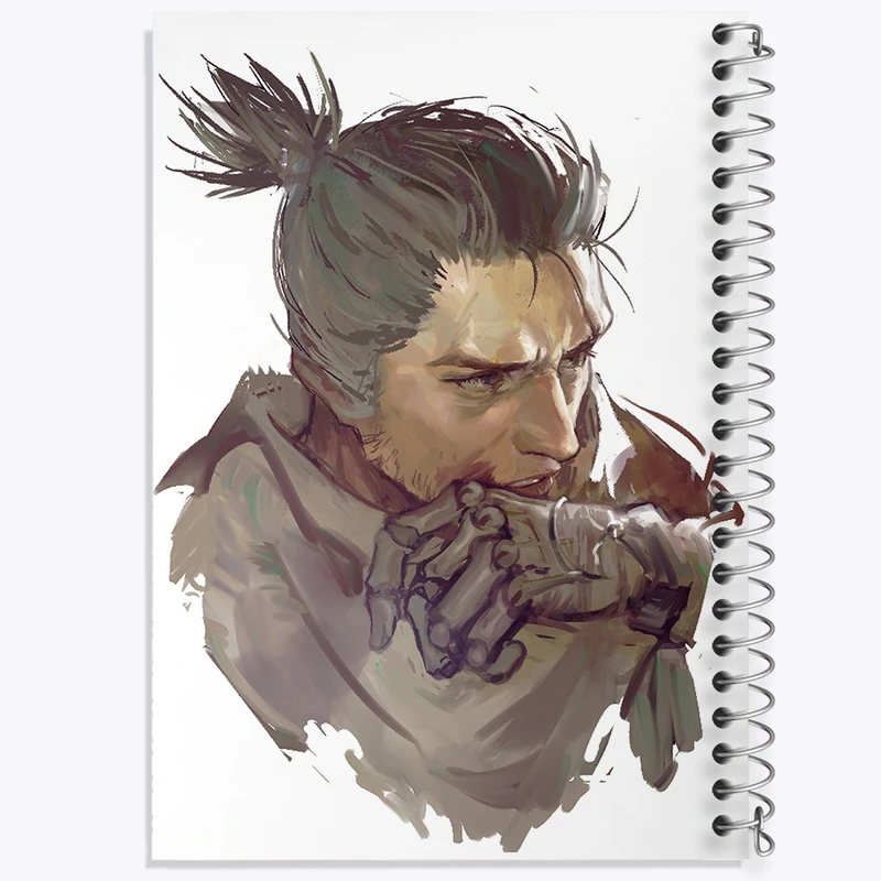 دفتر طراحی 50 برگ خندالو طرح بازی سکیرو (sekiro) کد 31706