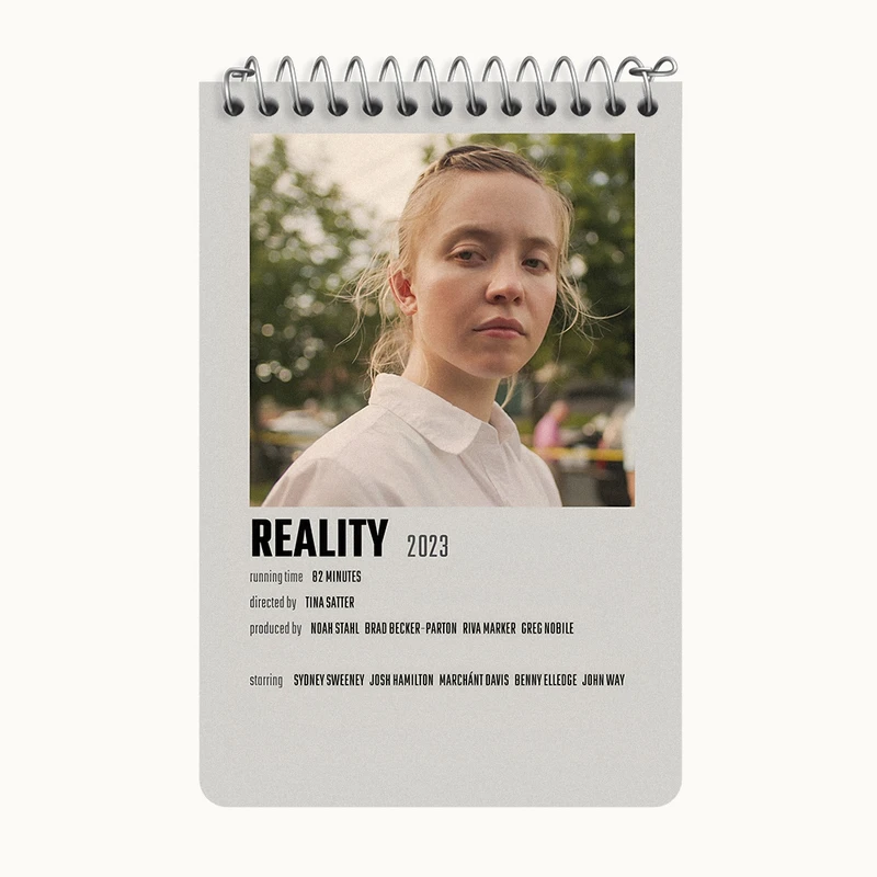 دفتر یادداشت 50 برگ خندالو طرح ریلیتی (Reality) کد F13037