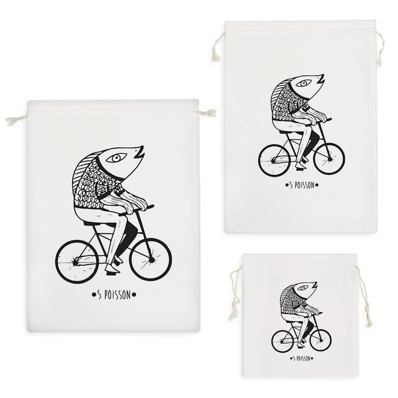 نظم دهنده خندالو مدل ماهی دوچرخه سوار کد 8919 مجموعه 3 عددی