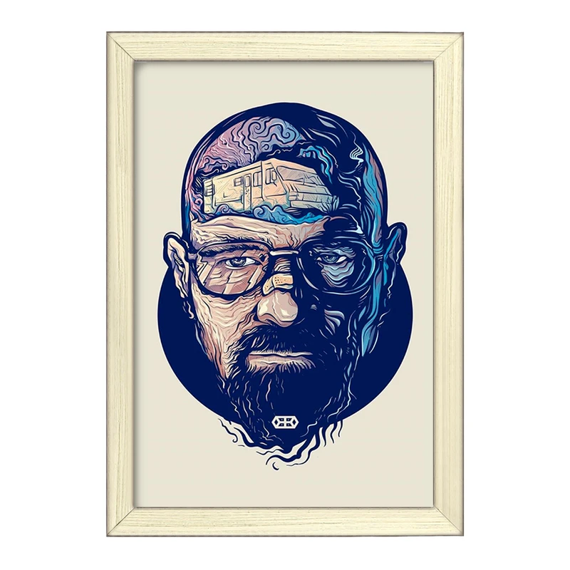 تابلو خندالو طرح والتر وایت سریال بریکینگ بد Breaking Bad  کد 13278