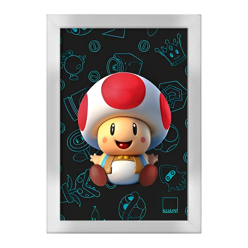 تابلو خندالو طرح سوپر ماریو (Super Mario) کد F9578