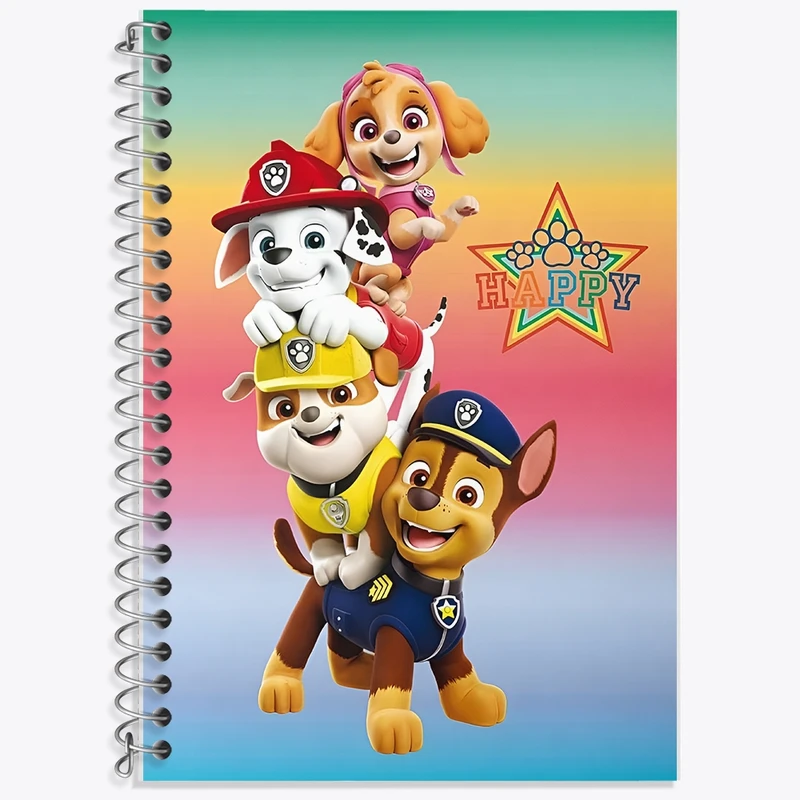 دفتر زبان 50 برگ خندالو مدل سه خط طرح سگ های نگهبان کد F11022