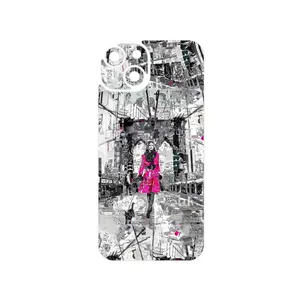 MAHOOT Collage of Catwalk Bridge Cover Sticker for Apple iPhone 14