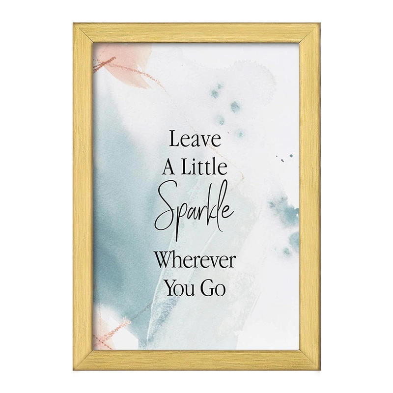 تابلو خندالو طرح هر جا می روید کمی درخشش بگذارید کد F11425